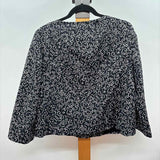 Loft Women's Size 12 Black scroll Jacket