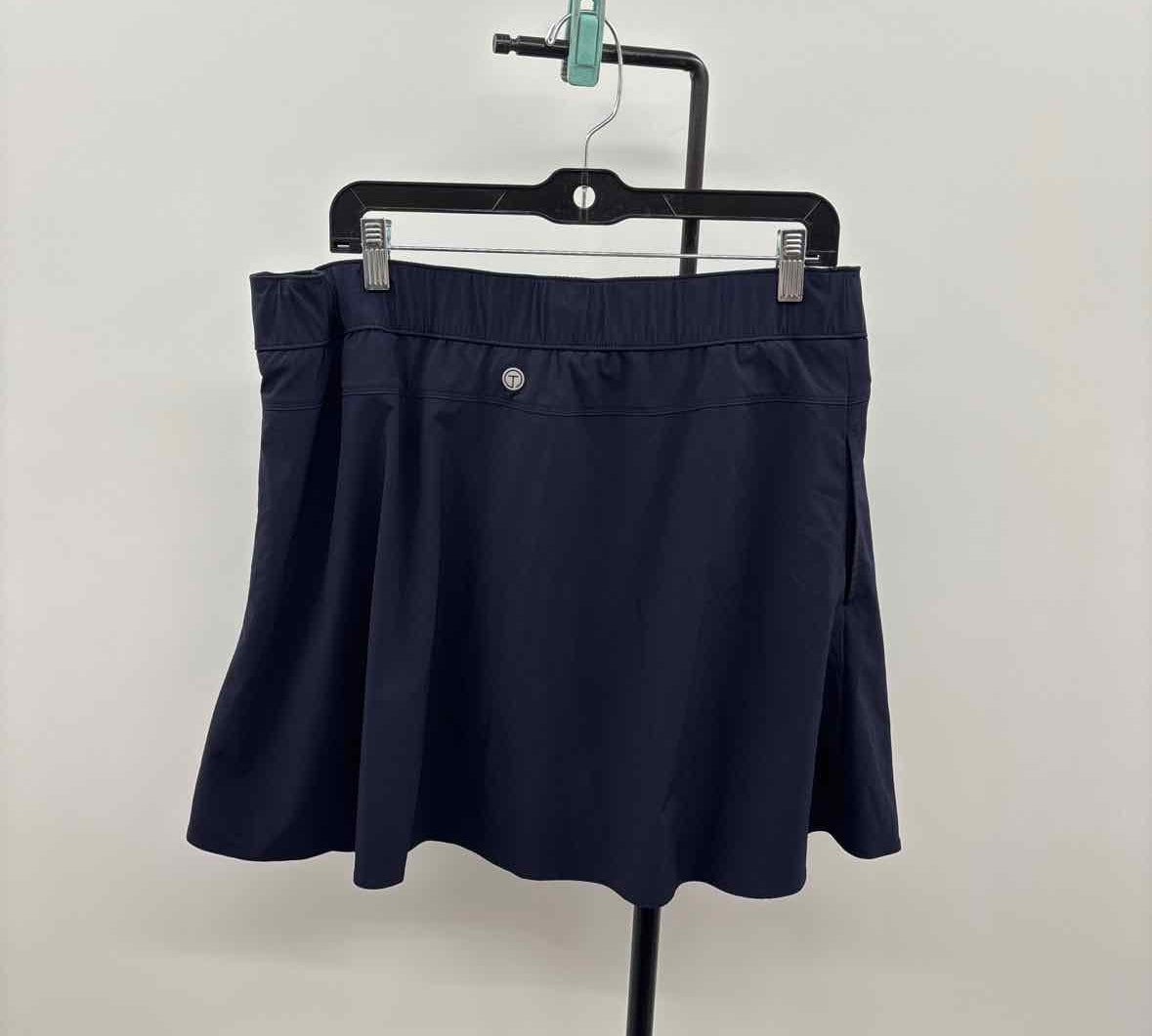 Talbots Women's Size 14 Navy Solid Skirt