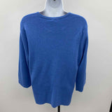 J. McLaughlin Women's Size M Blue Solid Sweater