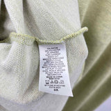 BLEU Women's Size 2X Green Aztec Long Sleeve Shirt