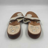 Jack Rogers Women's Shoe Size 8 Ivory Solid Sandals