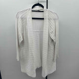 Talbots Women's Size XL White Ribbed Cardigan