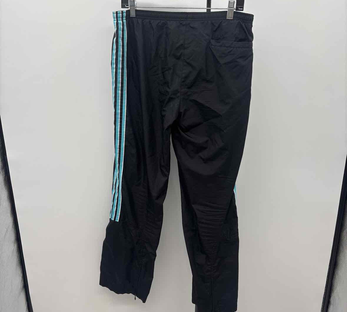Adidas Women's Size 10 Black Stripe Sweatpants