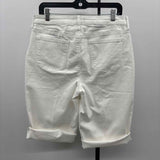NYDJ Women's Size 10 White Solid Shorts