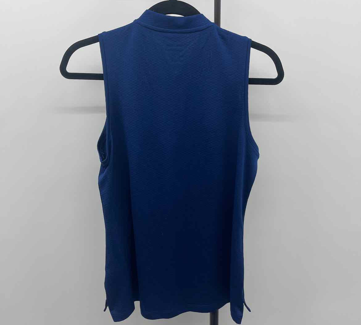 Nike Women's Size M Navy Textured Sleeveless Shirt