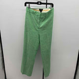 J Crew Women's Size 16 Green Textured Pants