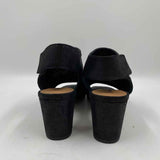 Johnston & Murphy Women's Shoe Size 7.5 Black Laser Cut Dress Shoes