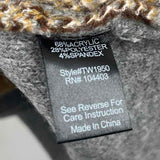 the workshop Women's Size L Gray Argyle Sweater