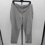 White House Black Market Women's Size 12 Black Abstract Capris