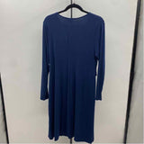 JJill Women's Size 14P Navy Solid Dress