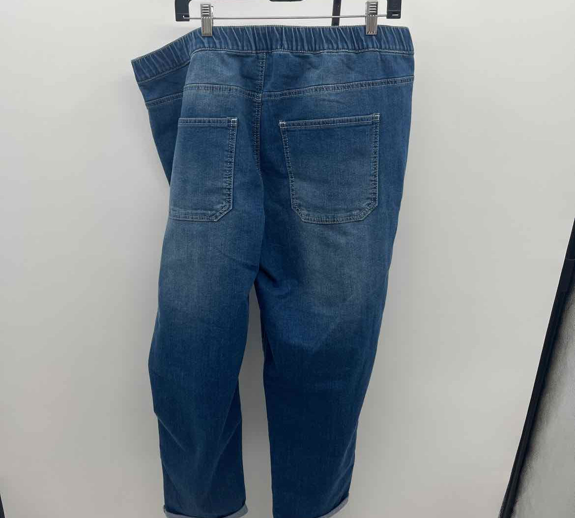 Wall Flower Women's Size 18 Blue Solid Jeans