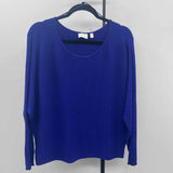 Cyrus Women's Size L indigo Textured Sweater
