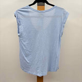 be cool Women's Size S Blue Heathered Short Sleeve Shirt