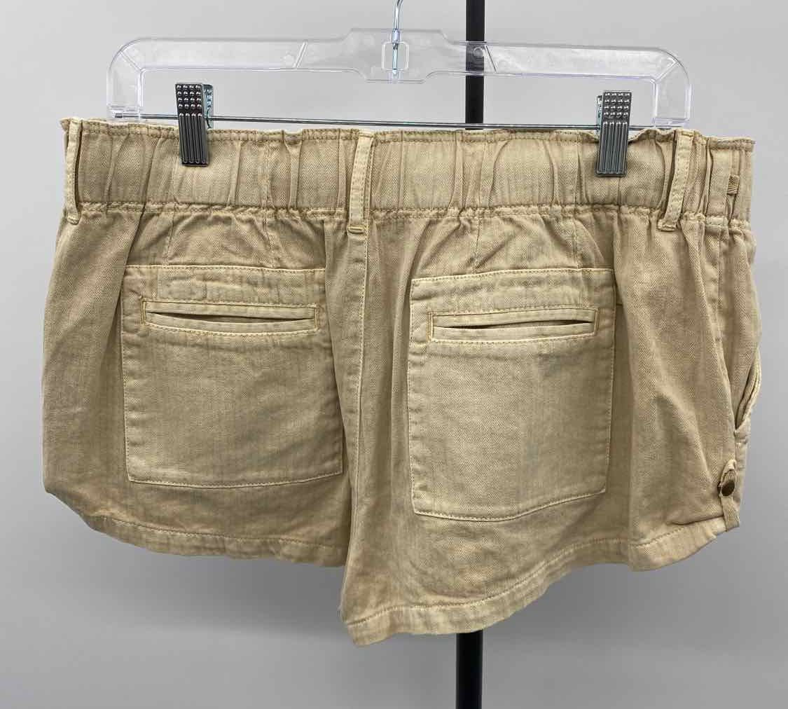 Free People Junior's Size 10 Beige Textured Shorts
