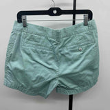 J Crew Women's Size 6 Green Solid Shorts