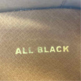 All Black Women's Shoe Size 6 Black Solid Loafers