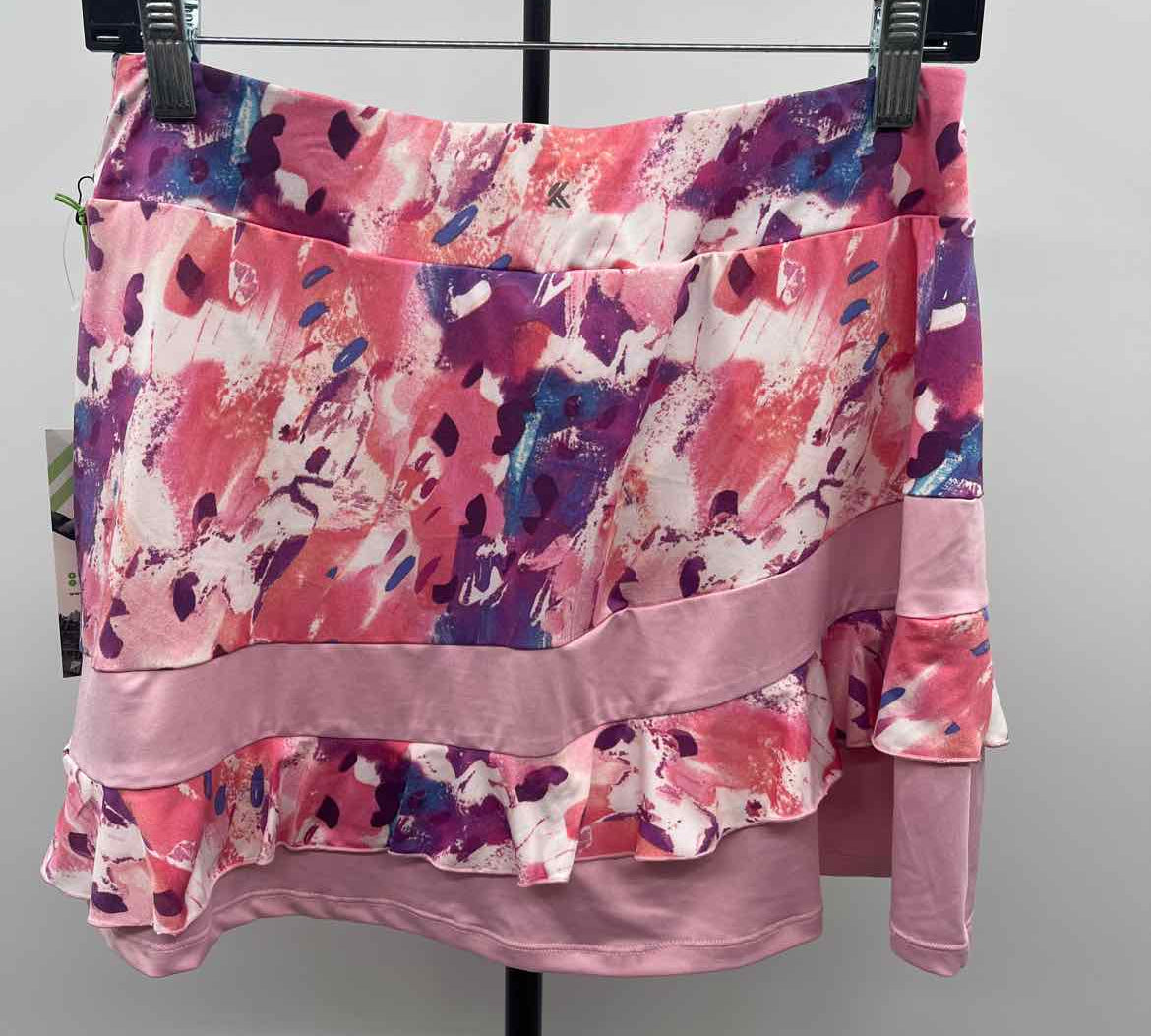 Kyodan Women's Size 10 Pink Abstract Skirt