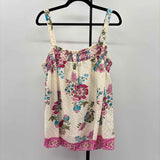Lane Bryant Women's Size 1X Ivory Floral Tank