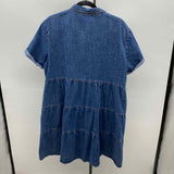 Unbranded Women's Size 14 Blue Solid Dress