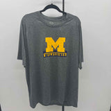 Pro Edge Men's Size 2XL Charcoal michigan T-shirt