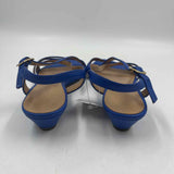 Talbots Women's Shoe Size 6.5 Blue Solid Sandals
