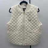 Barbour Women's Size M Ivory Quilted Vest