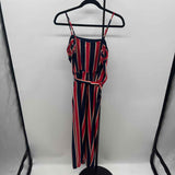 Veronica M Women's Size 6 Navy Stripe Jumper