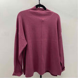 Magaschoni Women's Size XL Purple Solid Sweater