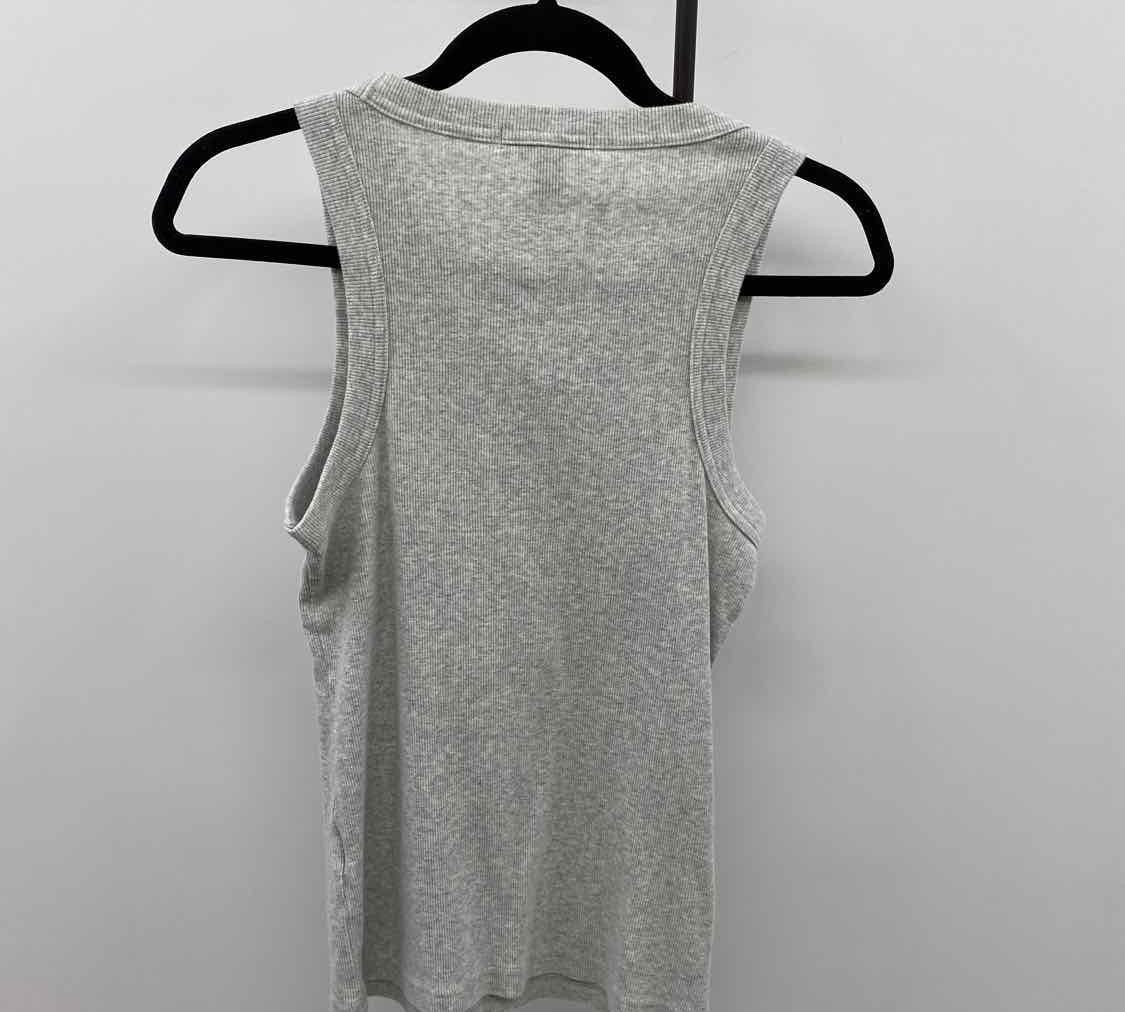Banana Republic Women's Size M Gray Ribbed Tank