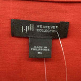 JJill Women's Size XL Rust Solid Jacket