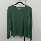 Marled Women's Size XL Green Heathered Long Sleeve Shirt