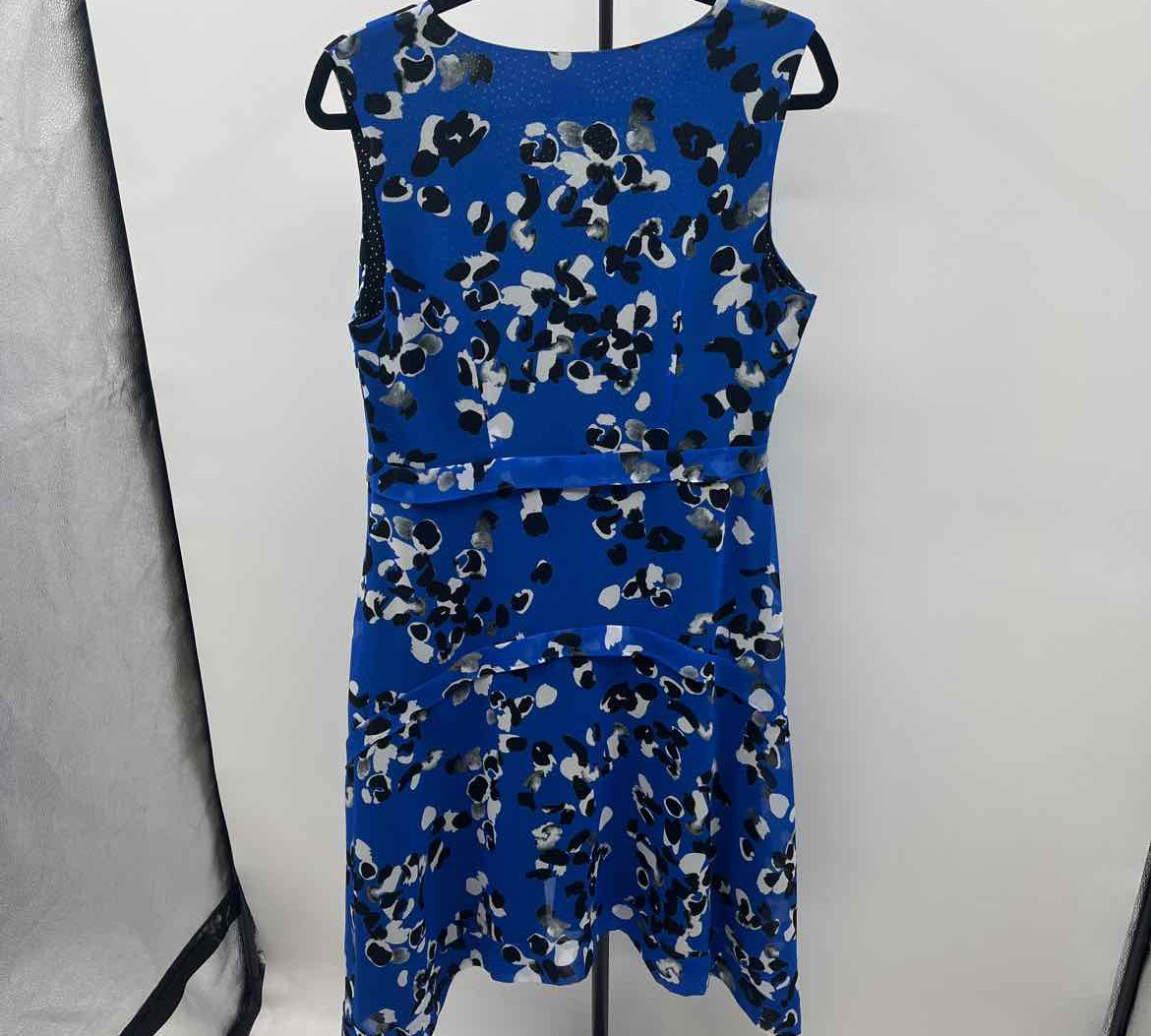 CABI Women's Size 10 Blue Abstract Dress