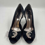 Style & Co. Women's Shoe Size 6.5 Black Rhinestones Heels