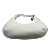 FRENCH CONNECTION White Vegan Leather LAYLA Half Moon Hobo Bag Purse