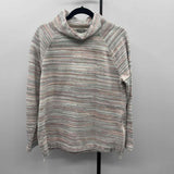 Talbots Women's Size L Multi-Color Stripe Long Sleeve Shirt