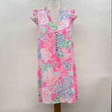 Lilly Pulitzer Women's Size 00 Pink Floral Dress