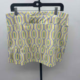 Sigrid Olsen Women's Size 16 Green Abstract Skirt