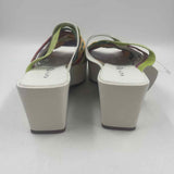 Katy Perry Women's Shoe Size 6.5 White Embroidered Sandals
