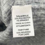 Jessica Simpson Women's Size S Gray Cable Knit Cardigan