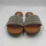 Steve Madden Women's Shoe Size 9 Silver Rhinestones Sandals