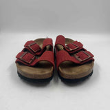 Birkenstock Women's Shoe Size 7 Red Corduroy Sandals