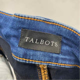 Talbots Women's Size 16W Blue Solid Jeans