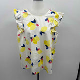 Kate Spade Women's Size M Yellow Lemons Sleeveless Shirt