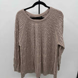 Lane Bryant Women's Size 2X Mocha Textured Sweater