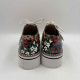 Betsey Johnson Women's Shoe Size 6.5 Gold Textured Sneakers