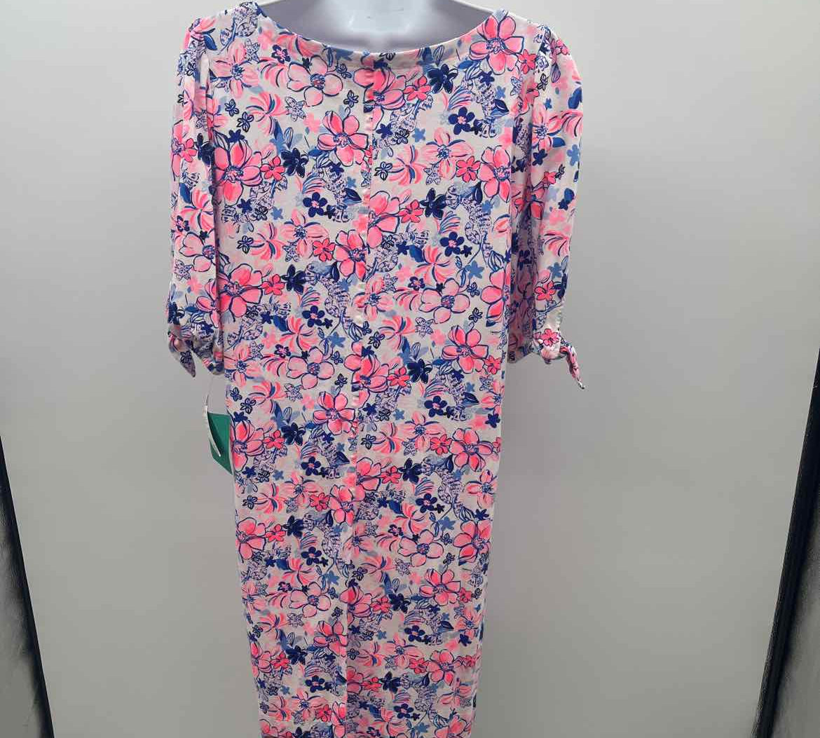 Lilly Pulitzer Women's Size 10 Pink Floral Dress