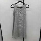 Garnet Hill Women's Size 2 Gray Lace Dress