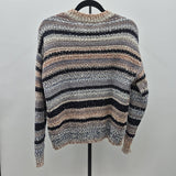 C&C California Women's Size S Blue Stripe Sweater