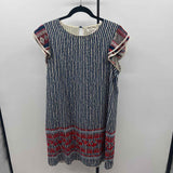 THML Women's Size 14 Blue Stripe Dress