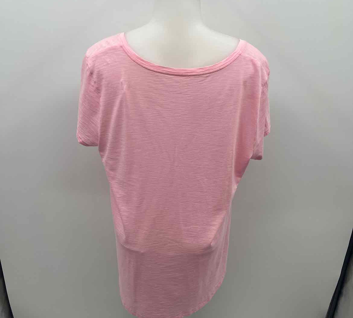 Lilly Pulitzer Women's Size L Pink Heathered Short Sleeve Shirt